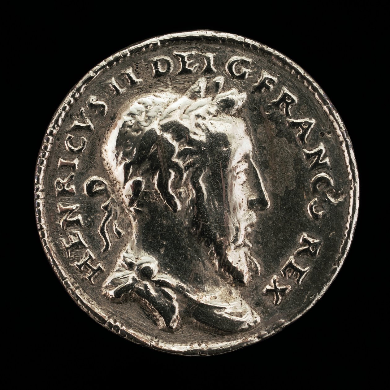 Henrik II, 1519-1559, Ranskan kuningas 1547 [etupuoli] tekijältä Etienne Delaune