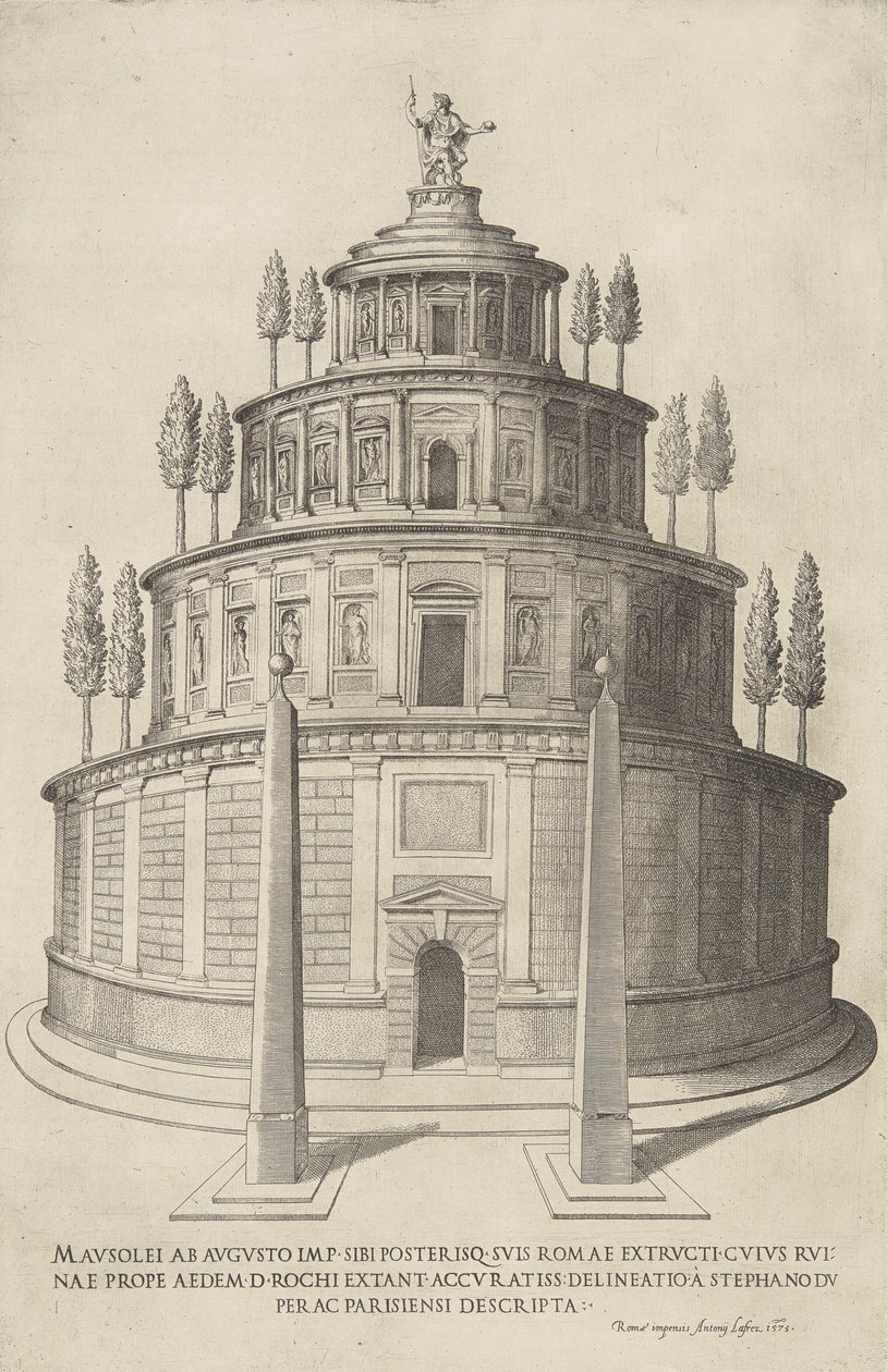 Mausoleumit Ab Augusto Imp tekijältä Etienne Duperac