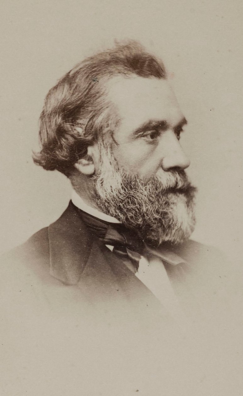 Kirjailija Alphonse Esquirosin muotokuva 1812-1876. tekijältä Etienne Neurdein