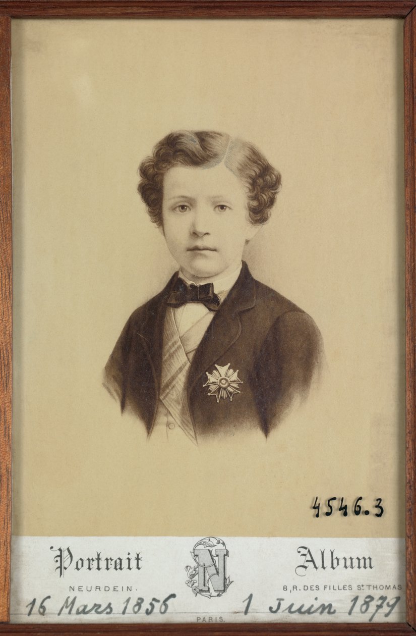 Keisarillisen prinssin muotokuva tekijältä Etienne & Neurdein Louis Antonin (1846 p. 1915) Neurdein