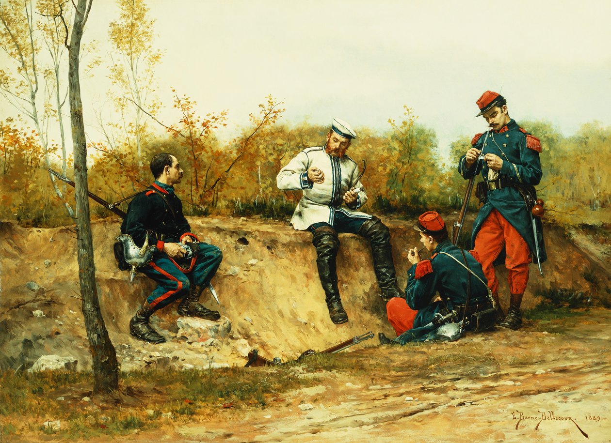 Vanki, 1889 tekijältä Etienne Prosper Berne Bellecour