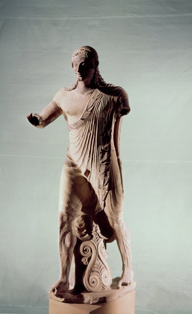 Apollo Veii, Minervan temppelistä, noin 510 eKr. (terrakotta) tekijältä Etruscan