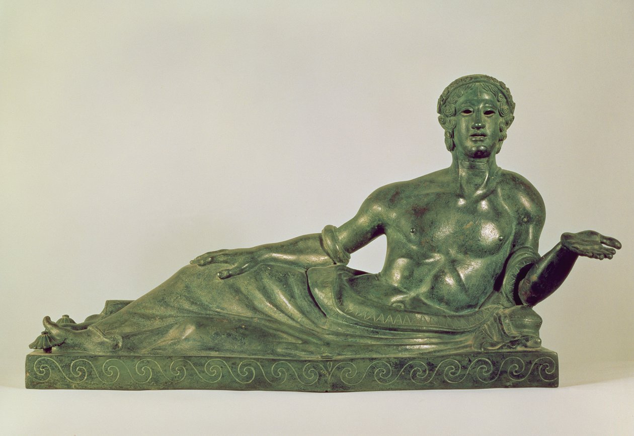 Cierary Urn, 4. vuosisadan puoliväli eKr. (pronssi) tekijältä Etruscan