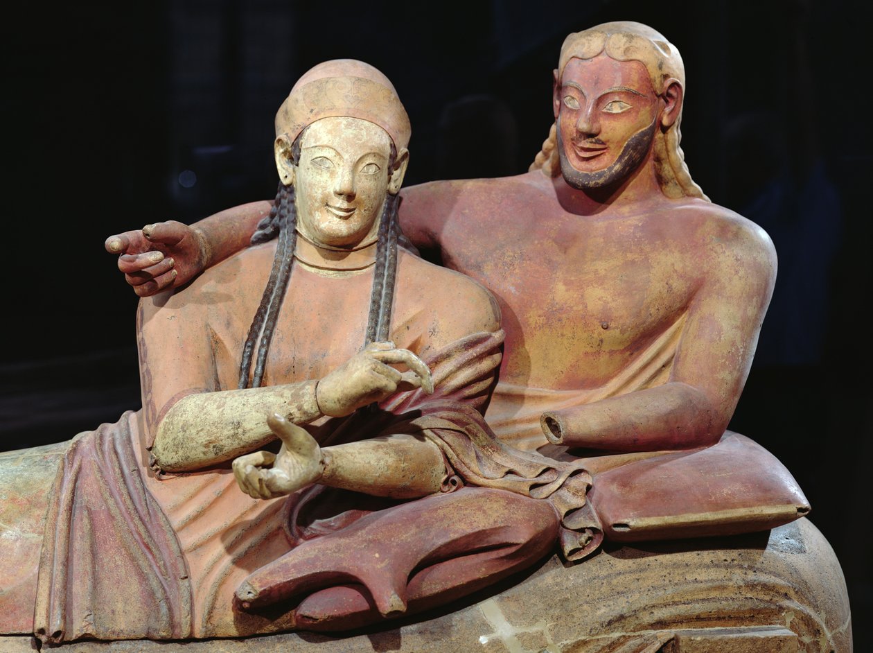 Aviopuolisoiden sarkofagi, Cerveteristä tekijältä Etruscan