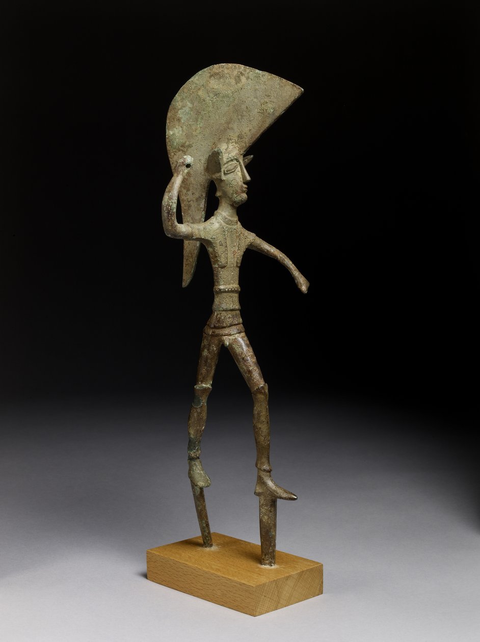 Soturi, Umbriasta, etruskit, 5. vuosisata eKr. (pronssi) tekijältä Etruscan