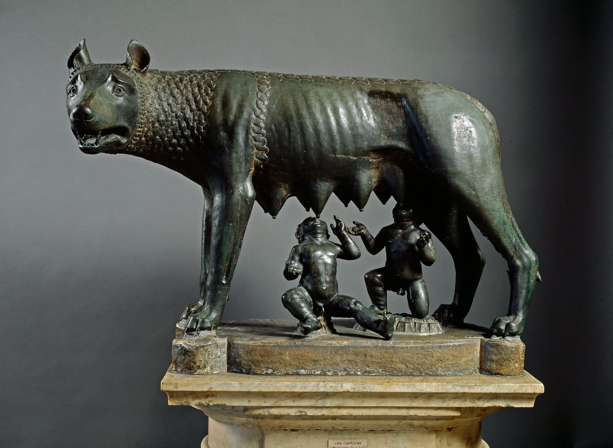 Kapitolinsusi, etruskiperäinen veistos vuodelta 500 eKr. (pronssi) tekijältä Etruscan