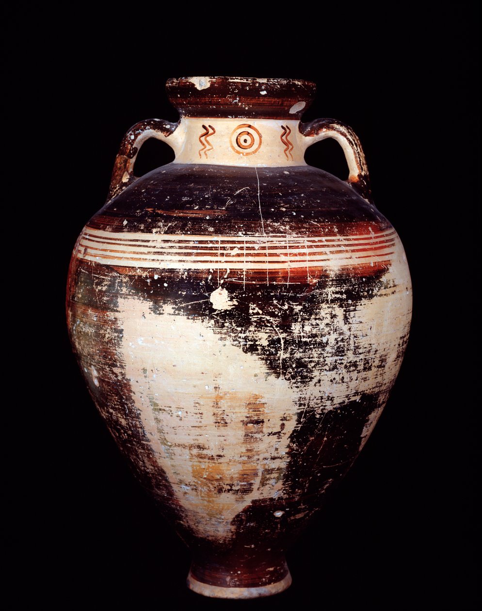 Etruskien sivilisaatio: SOS-tyypin ullakkoamfora, Cerveteristä, Monte Abatonen hautausmaa, Italia - 675-625 eaa. tekijältä Etruscan