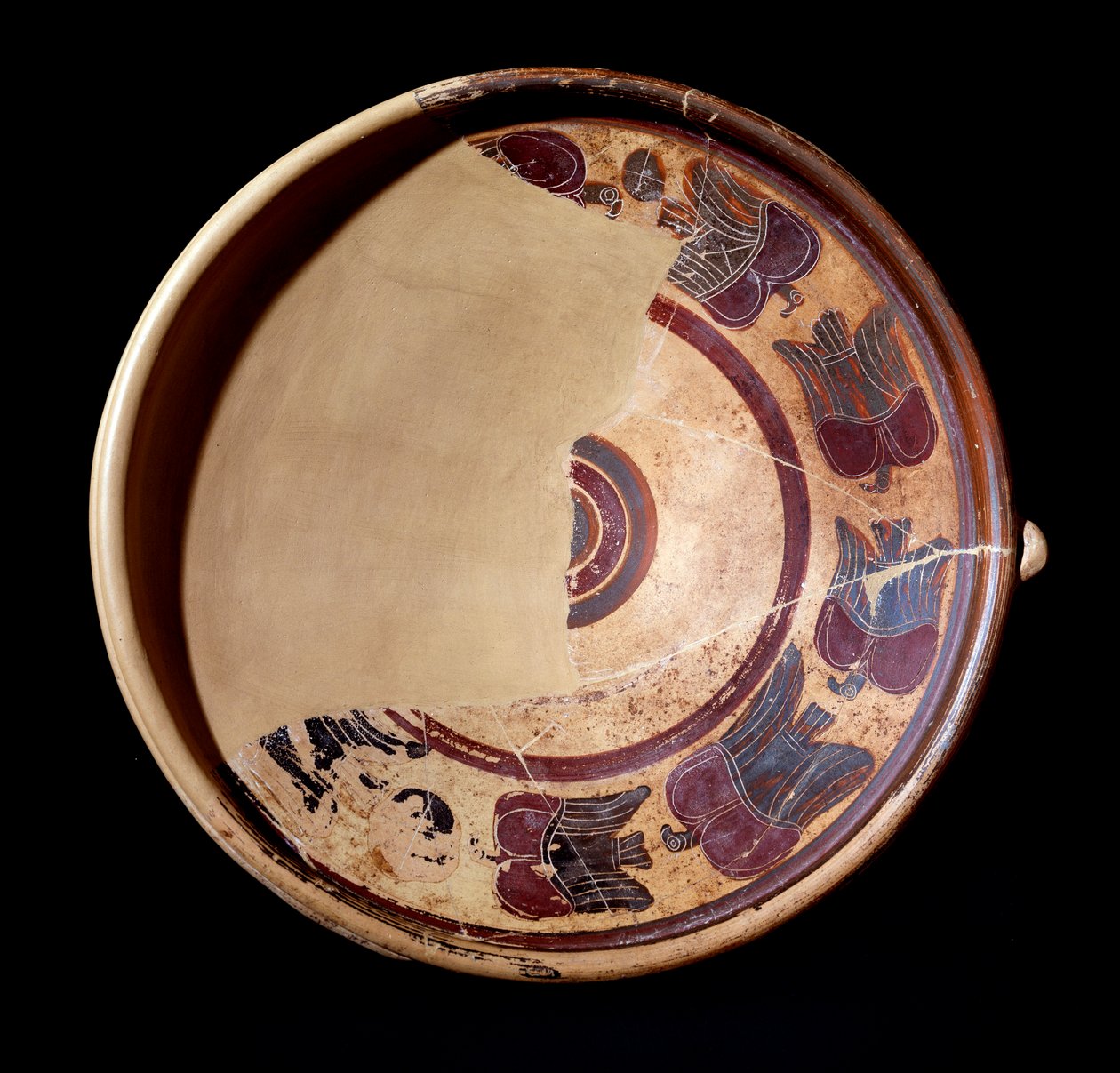 Eläimiä edustava terrakottalevy, 600-590 eaa tekijältä Etruscan