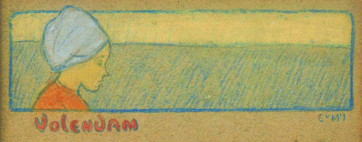 Volendam Postkarte tekijältä Eugeen van Mieghem
