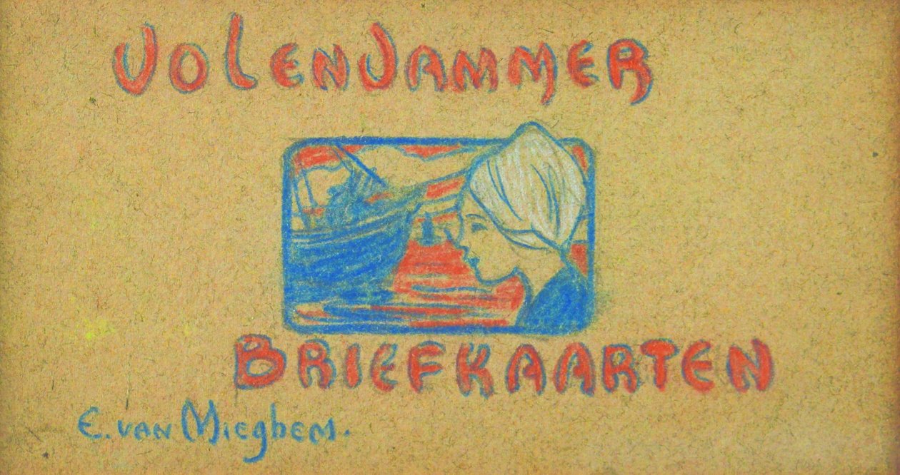 Volendam Postkarte tekijältä Eugeen van Mieghem