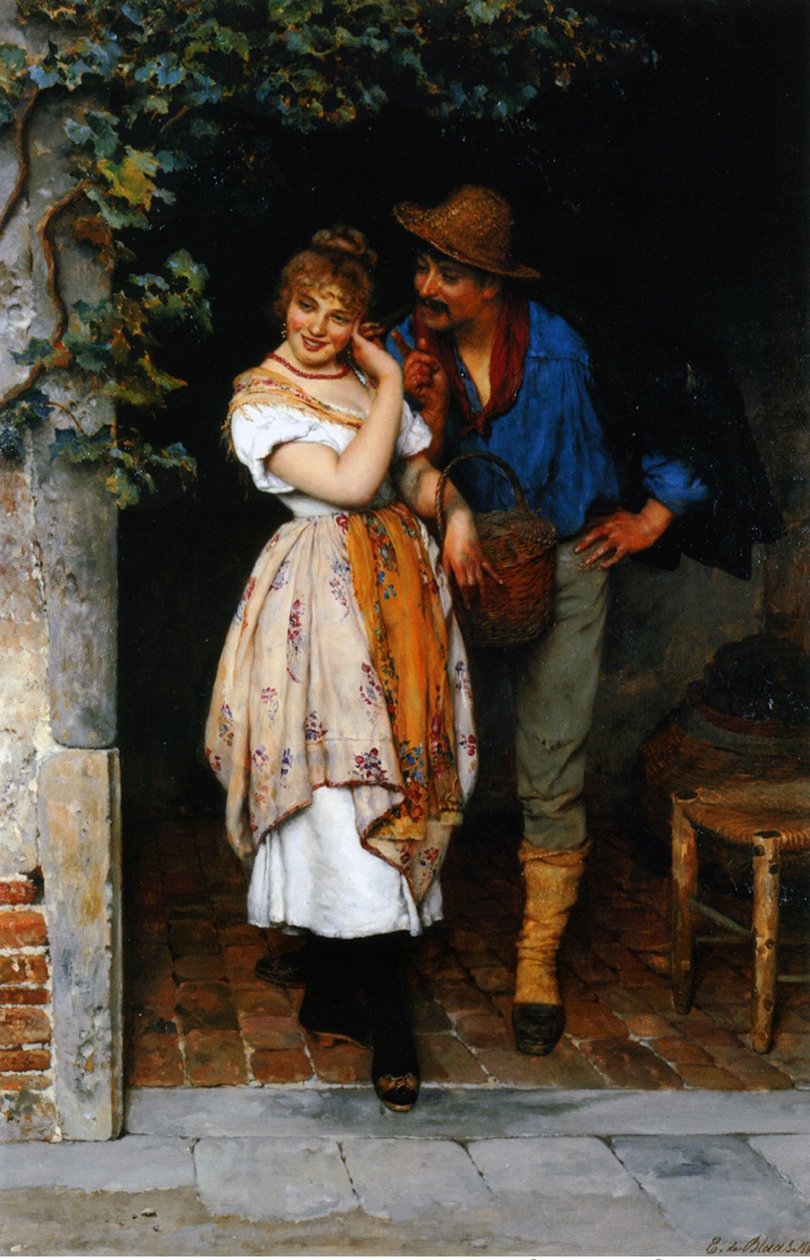Pariskunnat, 1887 tekijältä Eugen von Blaas