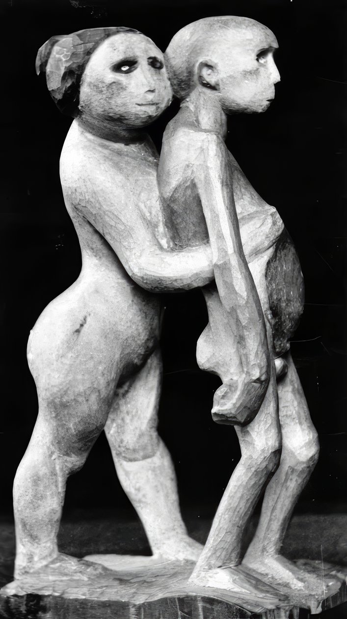 III. Reich - Näyttely "Entartete Kunst" (Degeneratiivinen taide) tekijältä Eugen Hoffmann