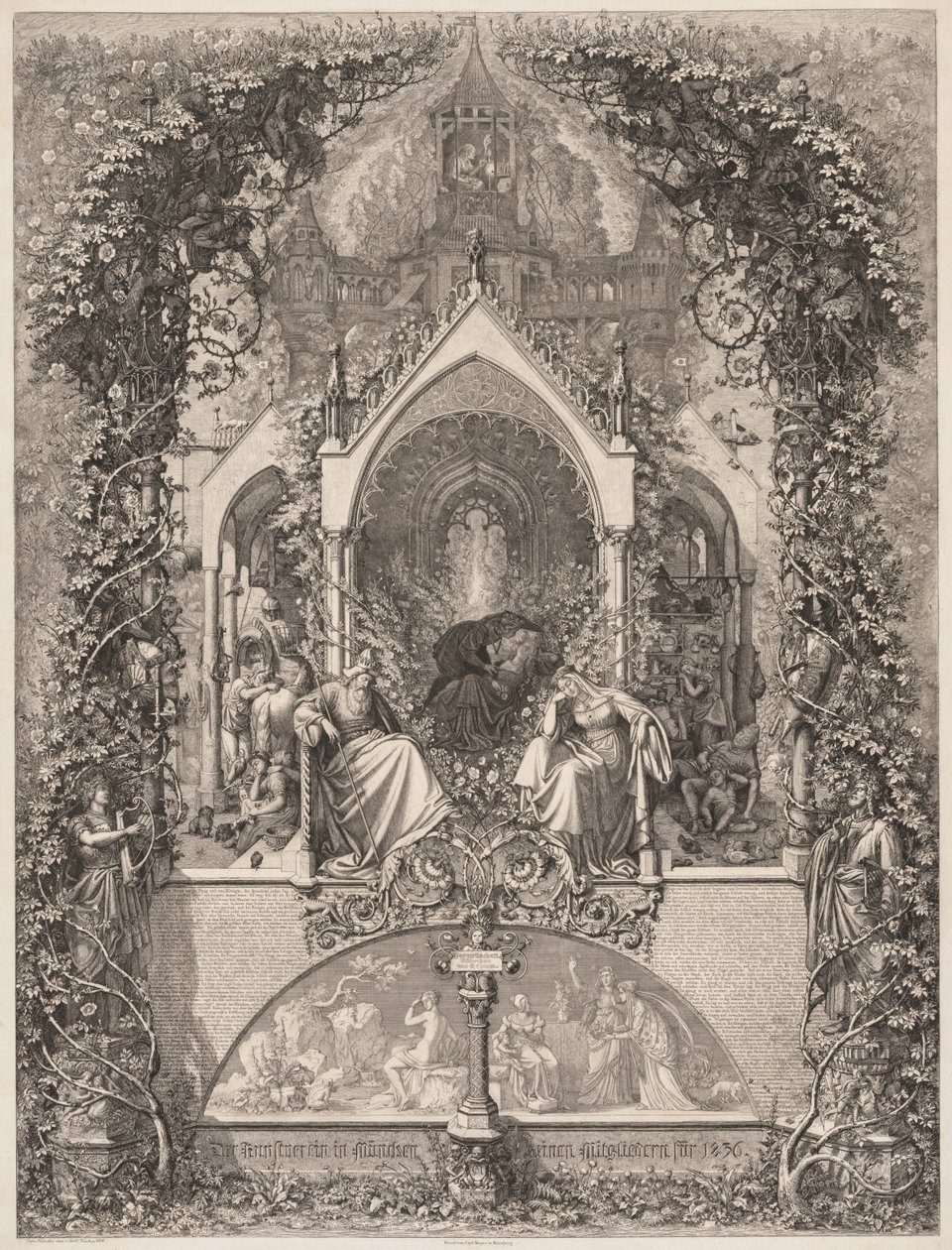 Briar Rose (Prinsessa Ruusu) tekijältä Eugen Napoleon Neureuther