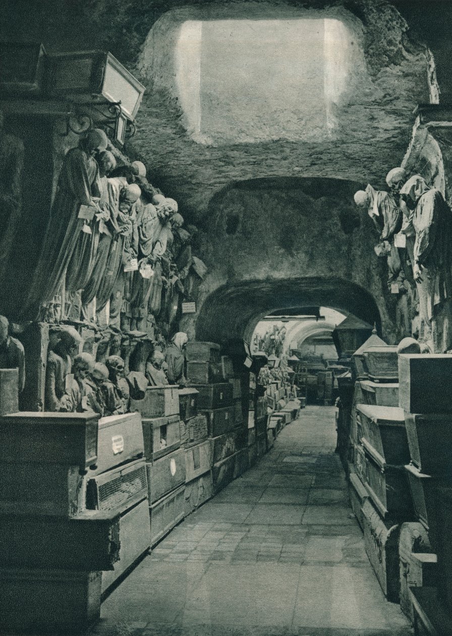 Kapusiinien katakombit, Palermo, Sisilia, Italia, 1927 tekijältä Eugen Poppel