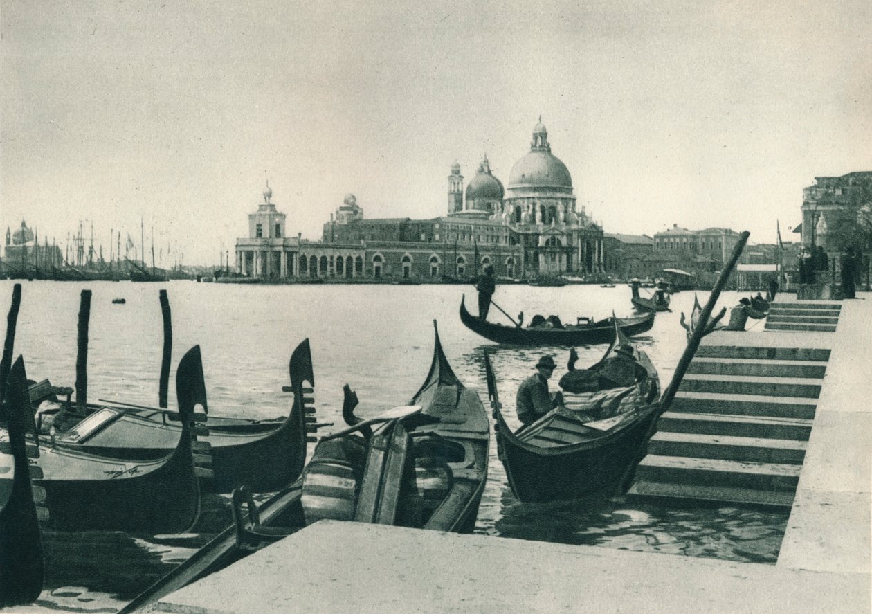 Santa Maria della Saluten ja Doganan kirkko, Venetsia, Italia, 1927. tekijältä Eugen Poppel