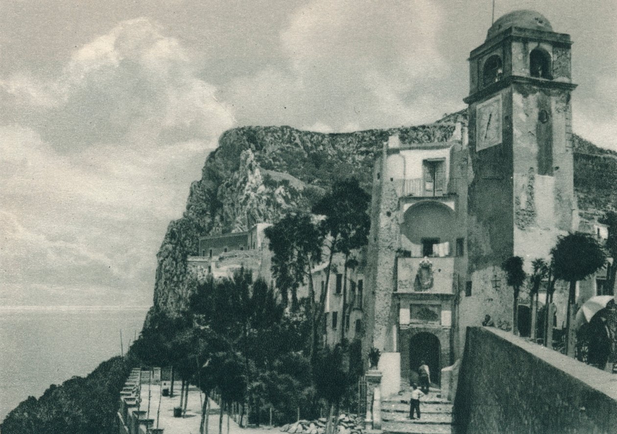 Kirkko rannalla, Capri, Italia, 1927 tekijältä Eugen Poppel