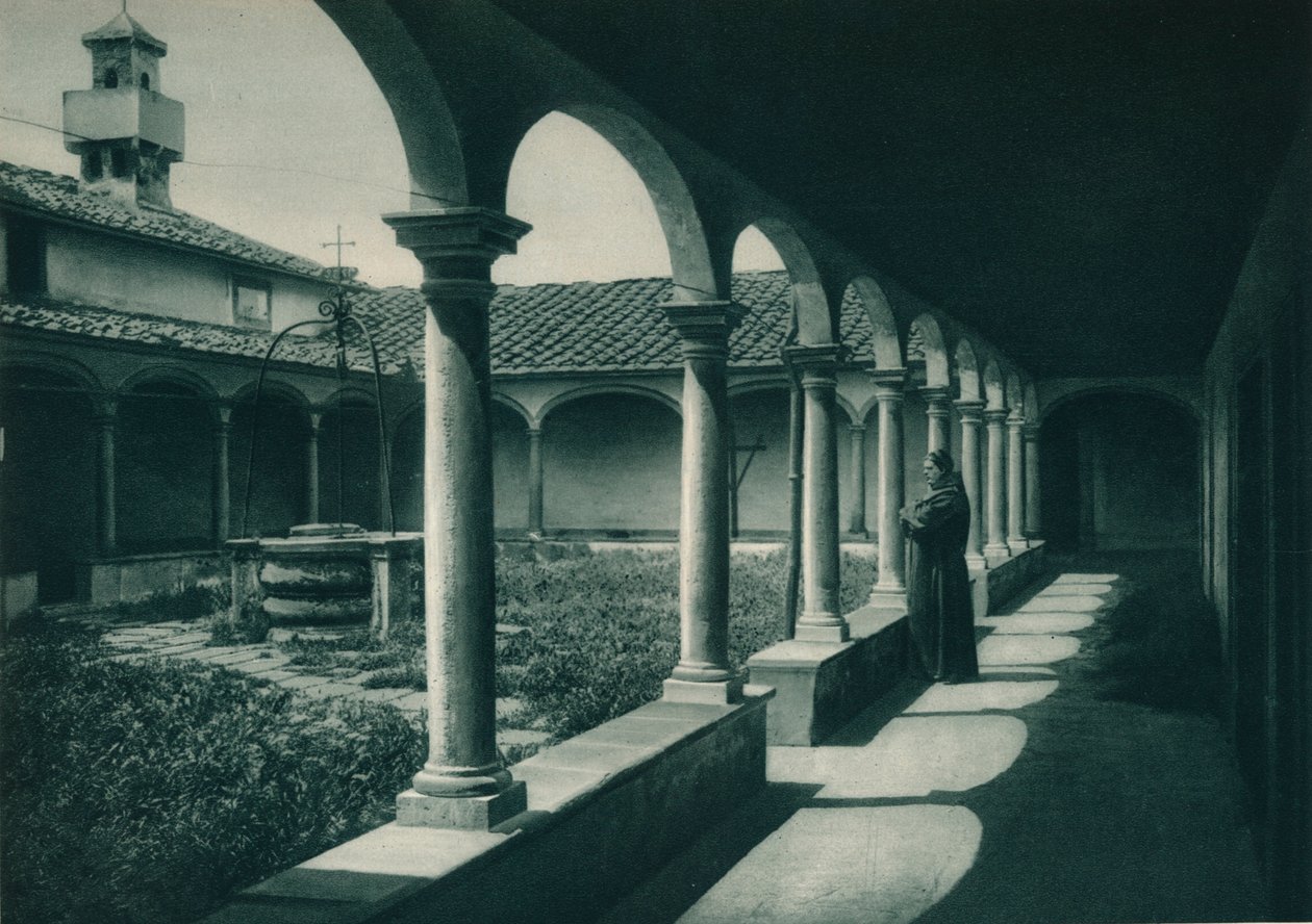 Luostarit luostarissa Firenzessä, Italiassa, 1927 tekijältä Eugen Poppel