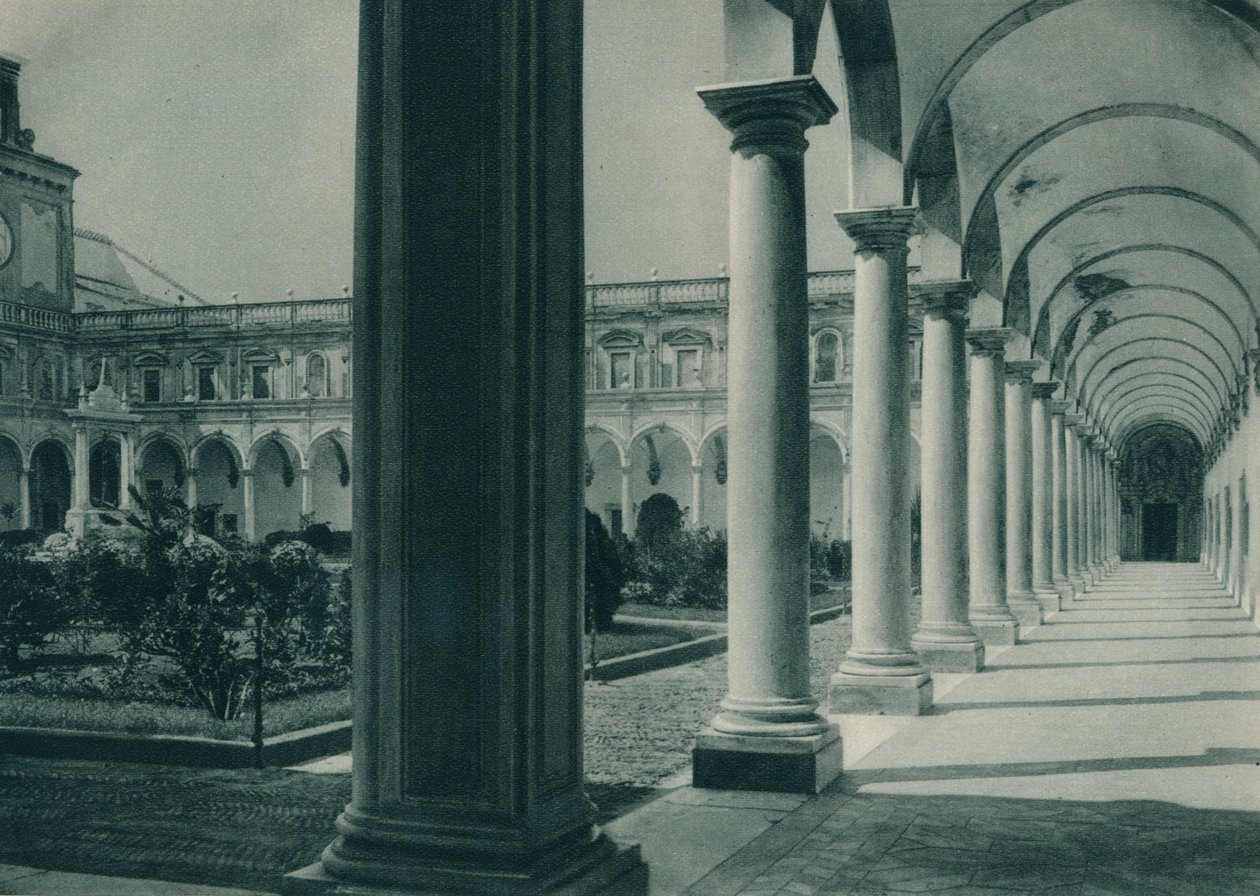 Luostarit San Martinon luostarissa, lähellä Napolia, Italia, 1927 tekijältä Eugen Poppel