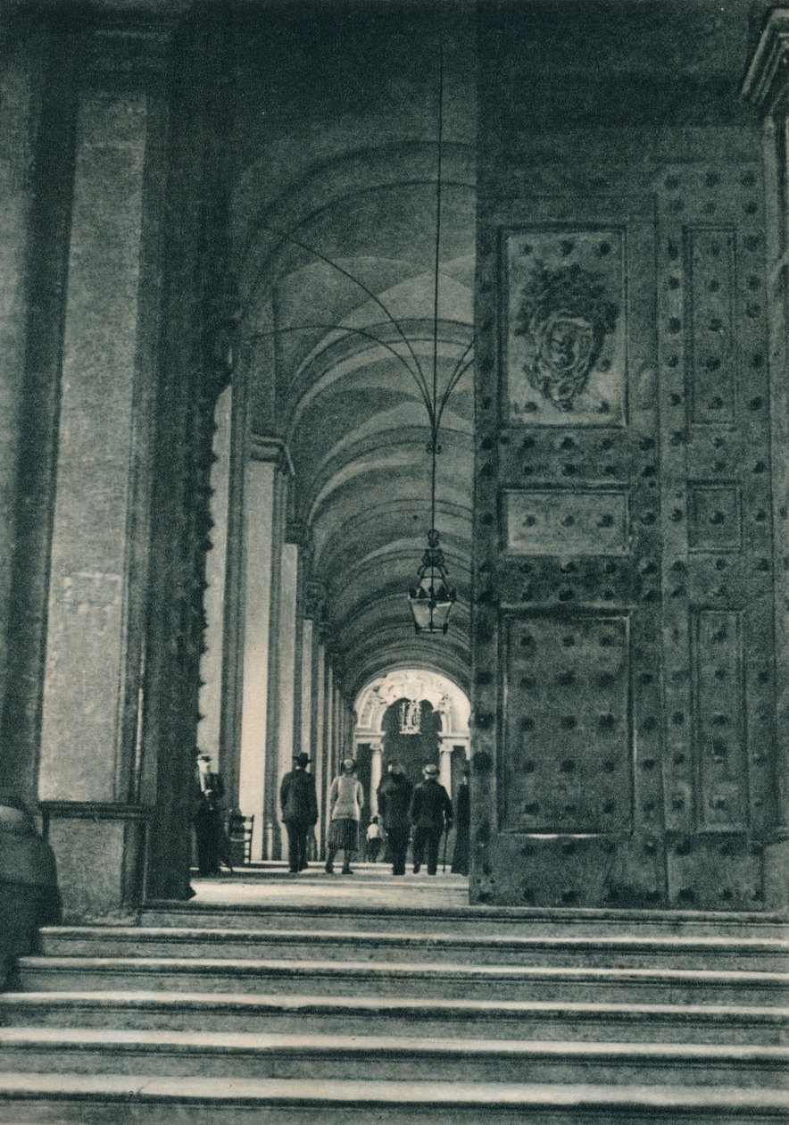 Vatikaanin sisäänkäynti Pyhän Pietarin aukiolta, Rooma, Italia, 1927 tekijältä Eugen Poppel