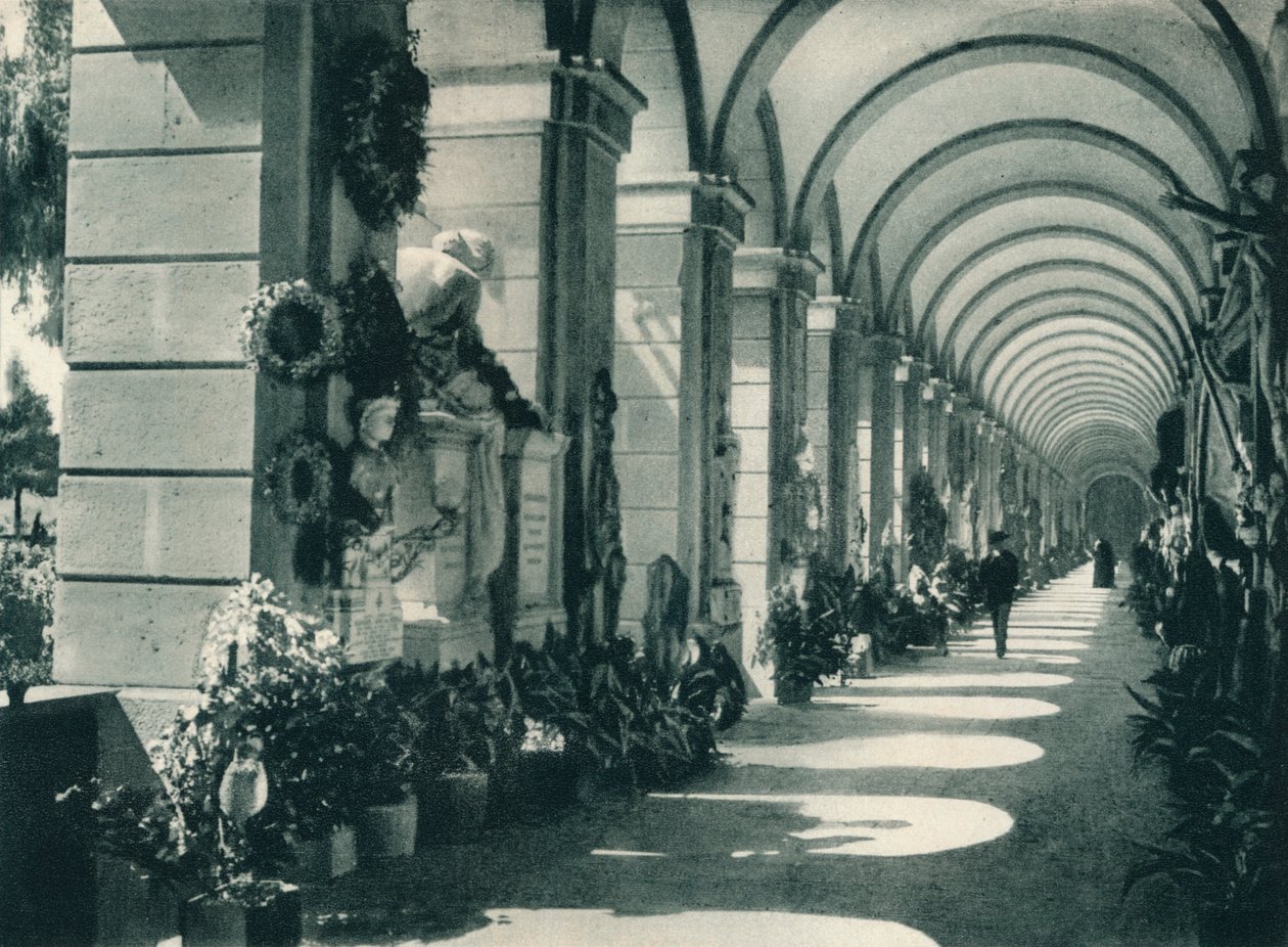 Staglienon monumentaalinen hautausmaa, Genova, Italia, 1927 tekijältä Eugen Poppel