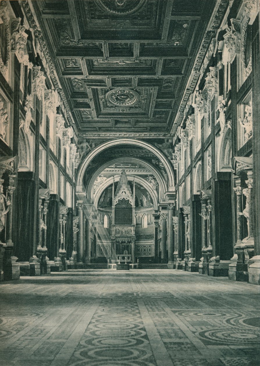 Basilica San Giovanni in the Lateran, Rooma, Italia, 1927 tekijältä Eugen Poppel
