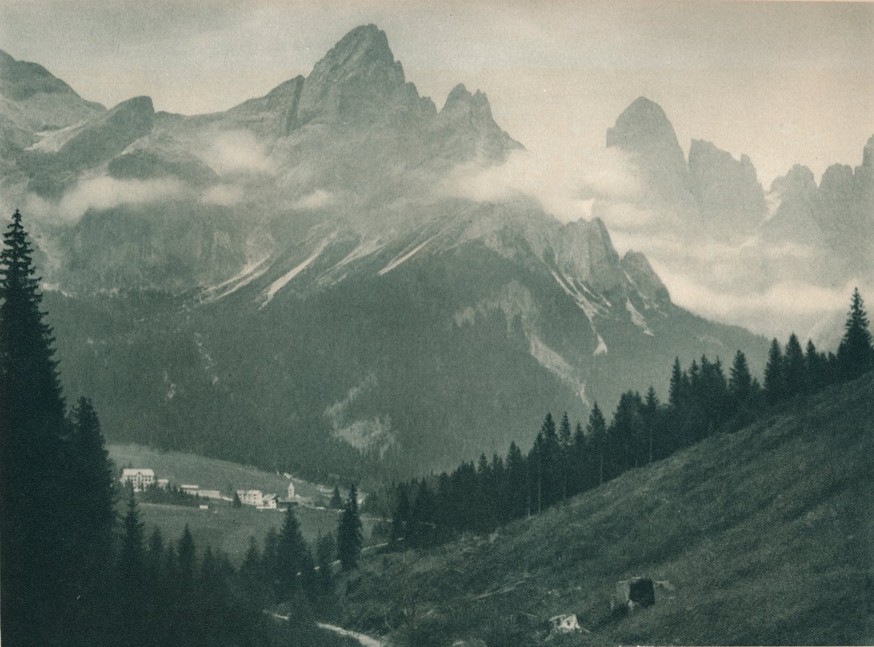 Pala Group, San Martino di Castrozza, Dolomiitit, Italia, 1927 tekijältä Eugen Poppel