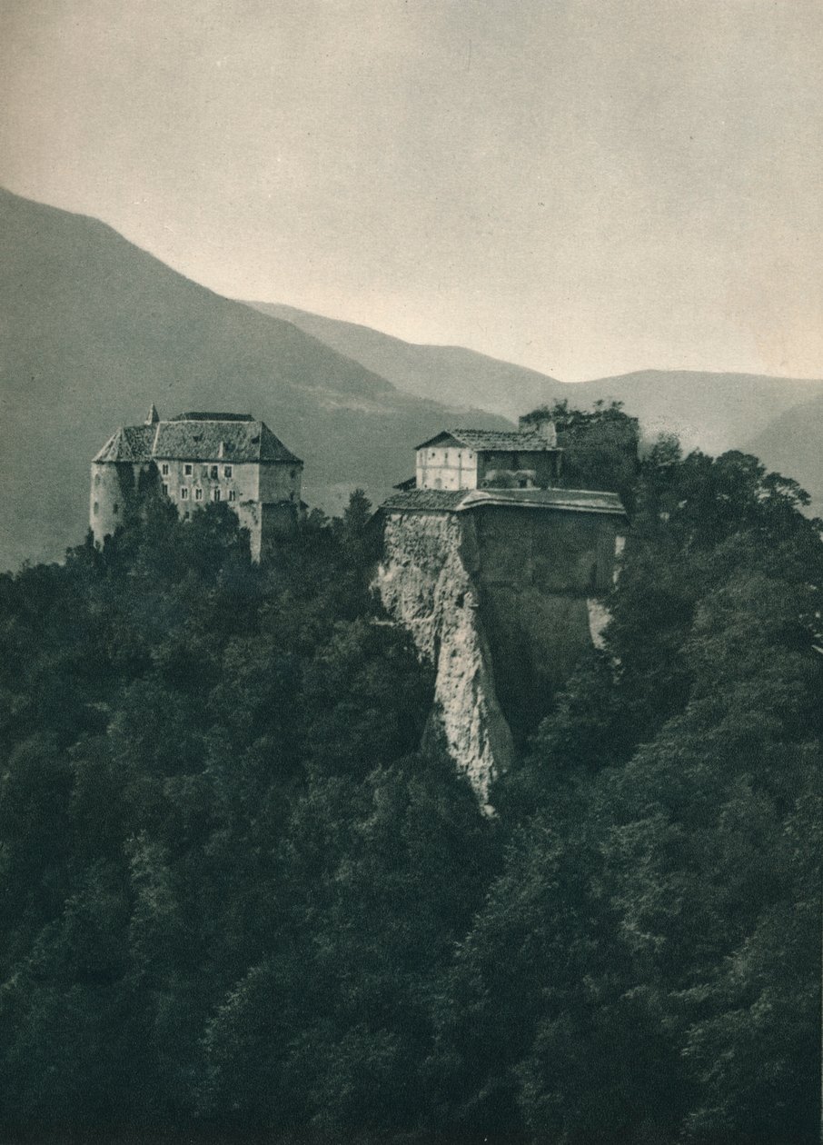 Tirolin linna, Merano, Etelä-Tirol, Italia, 1927 tekijältä Eugen Poppel