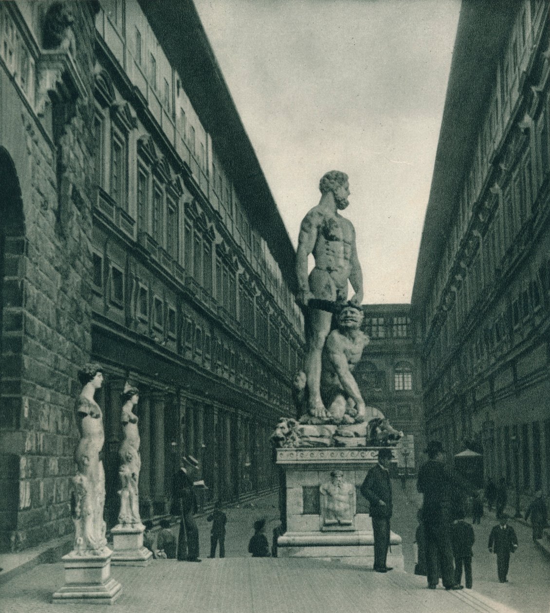 Uffizi-galleria, Firenze, Italia, 1927 tekijältä Eugen Poppel