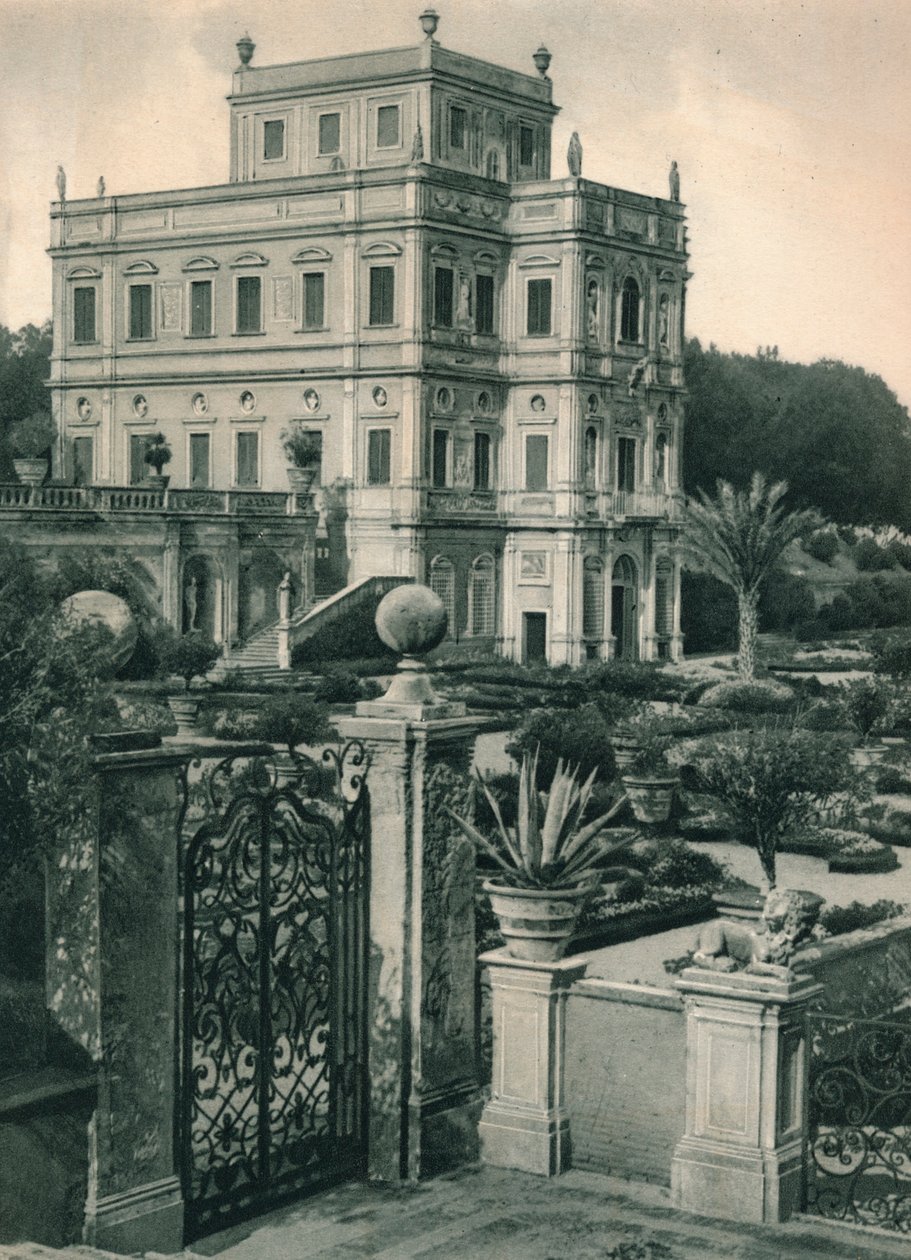 Villa Doria Pamphili Gianicolossa, Rooma, Italia, 1926 1927 tekijältä Eugen Poppel