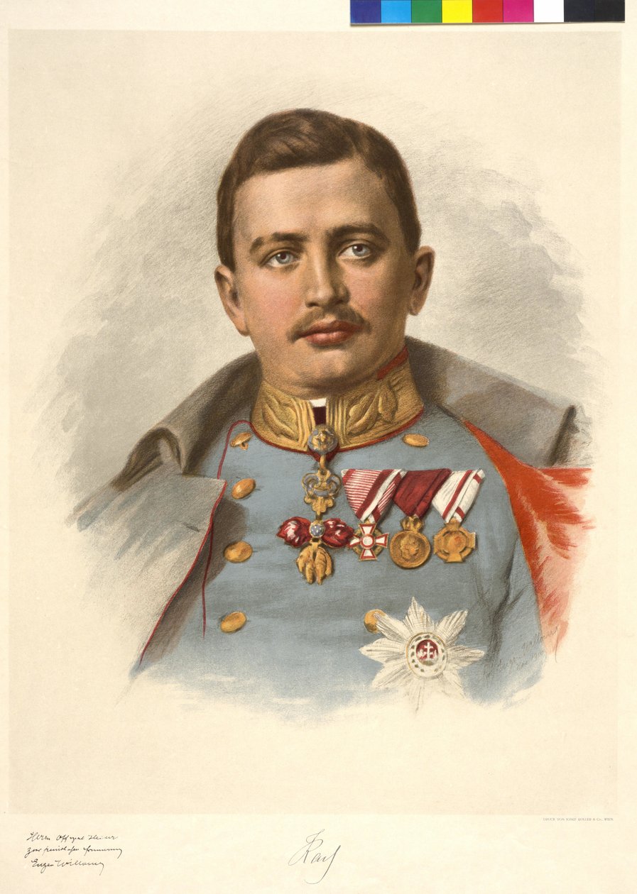 Itävallan keisari Kaarle I tekijältä Eugen Willoner