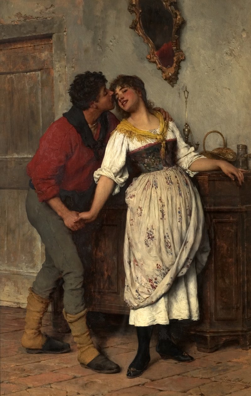 Hyväksytty, 1887 tekijältä Eugen von Blaas