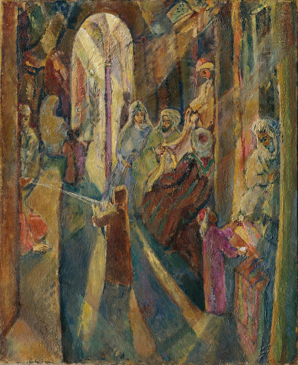 Bazar im Orient tekijältä Eugen von Kahler