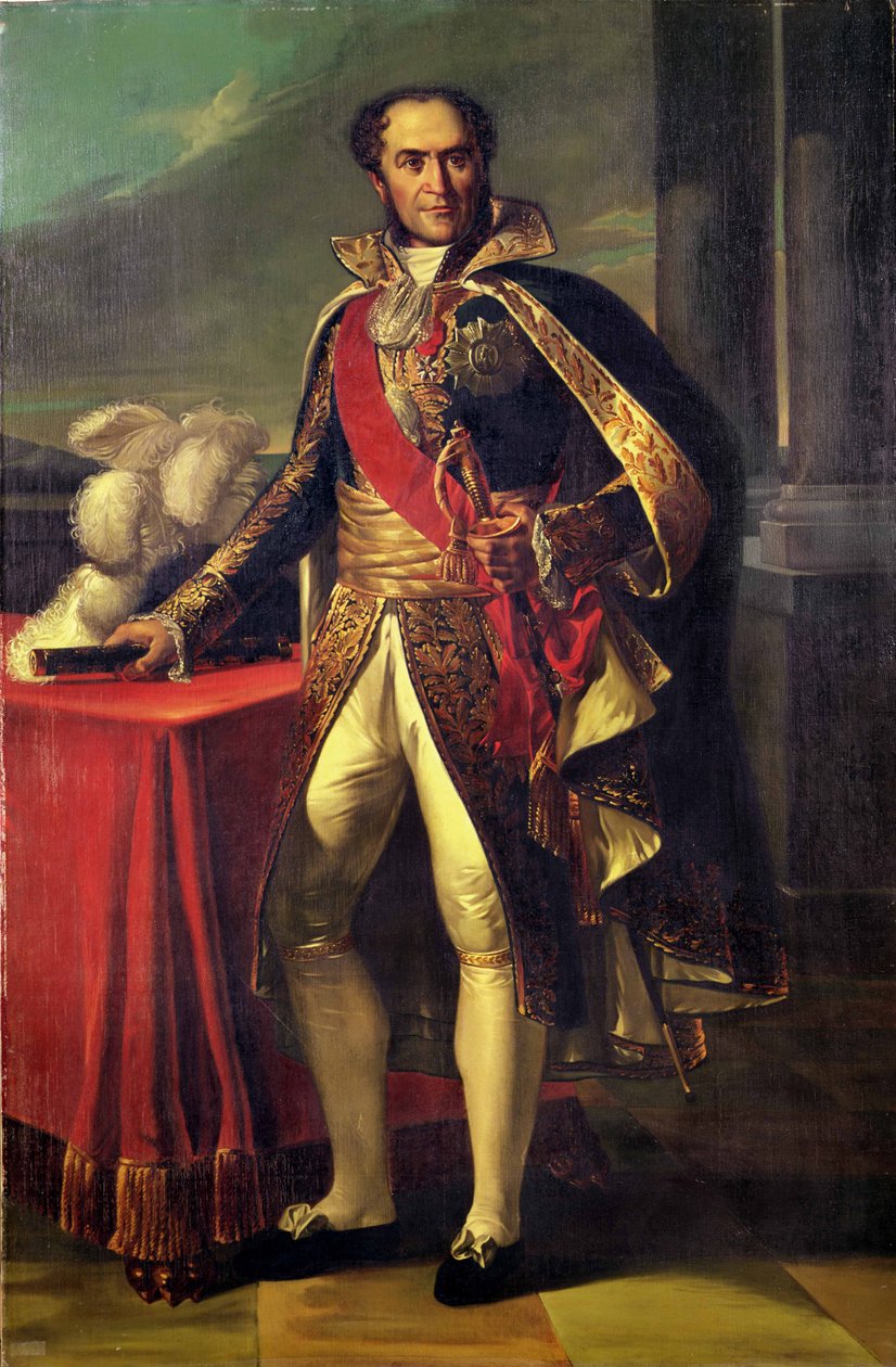 Guillaume Brune (1763-1815) Marie Guilhelmine Benoistin (1768-1826) maalauksen mukaan. tekijältä Eugene Battaille