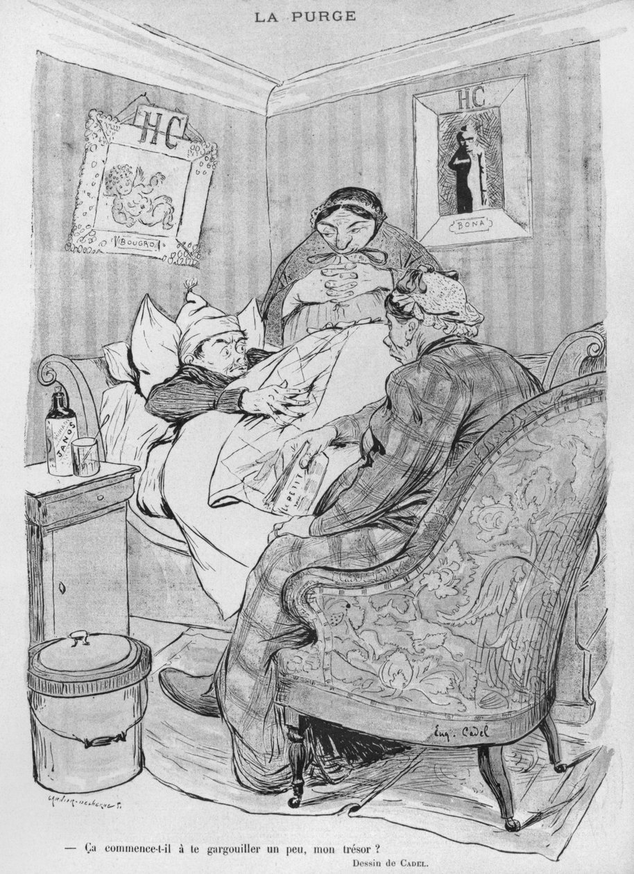 Puhdistus, kuvitus "Le Riresta", 6. maaliskuuta 1897 tekijältä Eugene Cadel