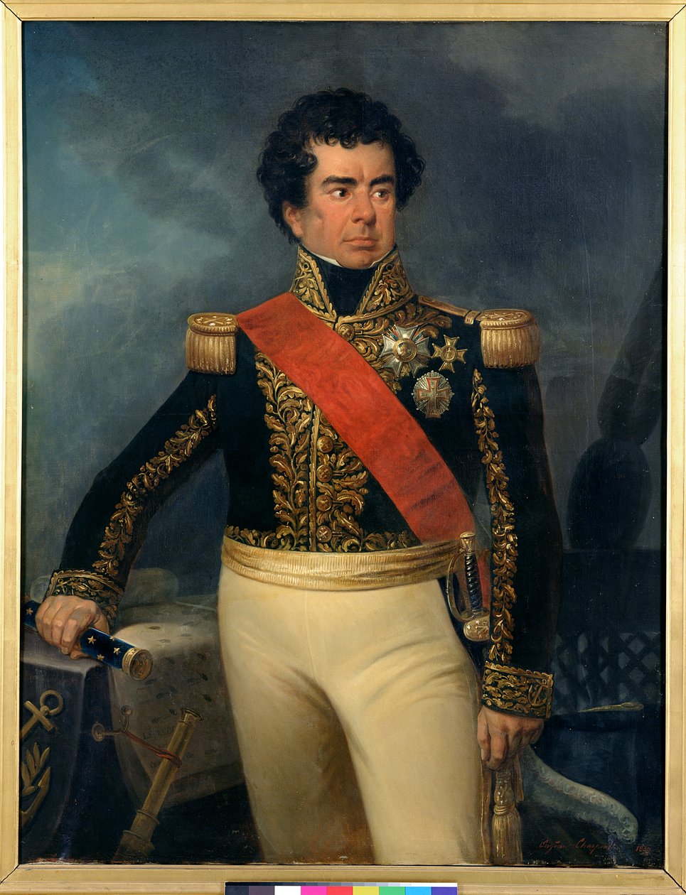 Victor-Guyn (1775-1846) muotokuva paroni Duperresta, 1839. tekijältä Eugene Charpentier