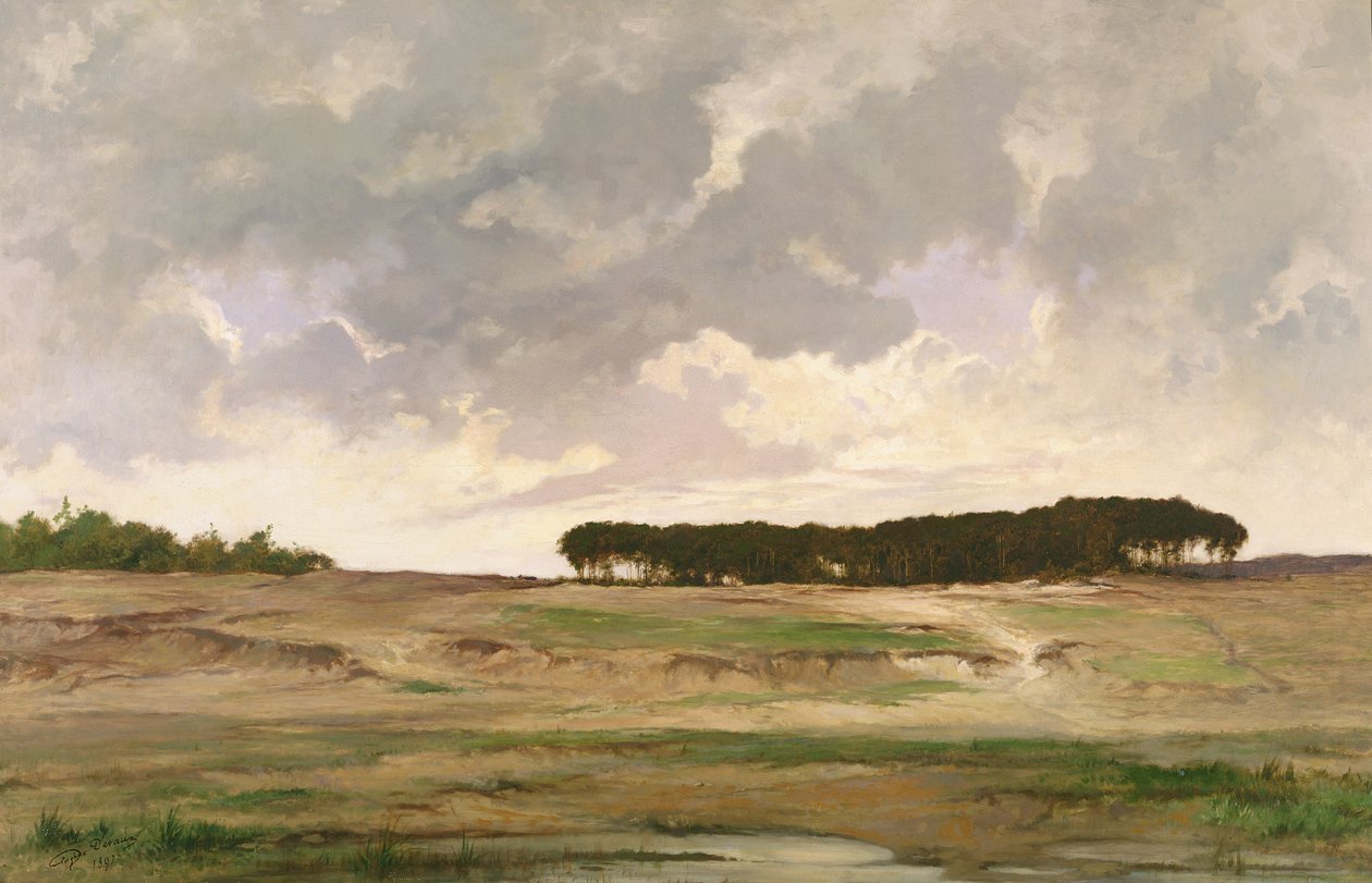 Maisema, 1897 tekijältä Eugene Devaux