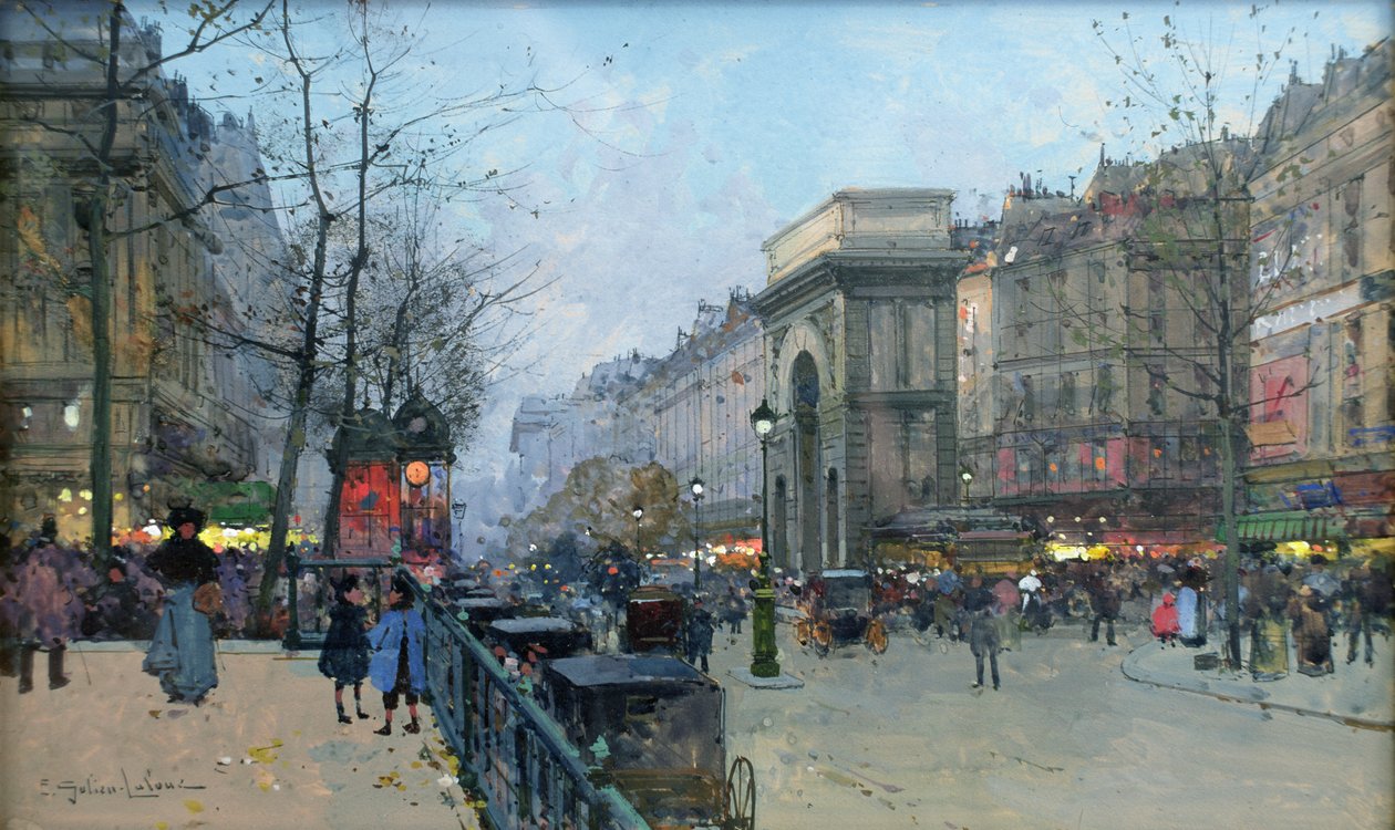 Saint-Martinin portti tekijältä Eugene Galien Laloue