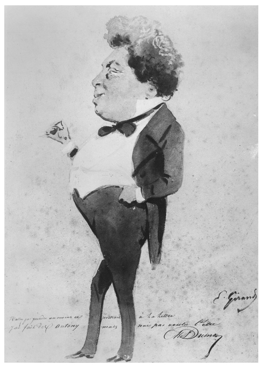 Alexandre Dumasin karikatyyri, Fils tekijältä Pierre François Eugène Giraud