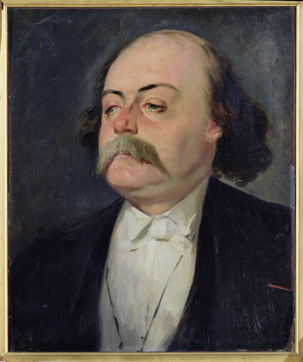 Gustave Flaubertin (1821-80) muotokuva 1868-81 tekijältä Pierre François Eugène Giraud