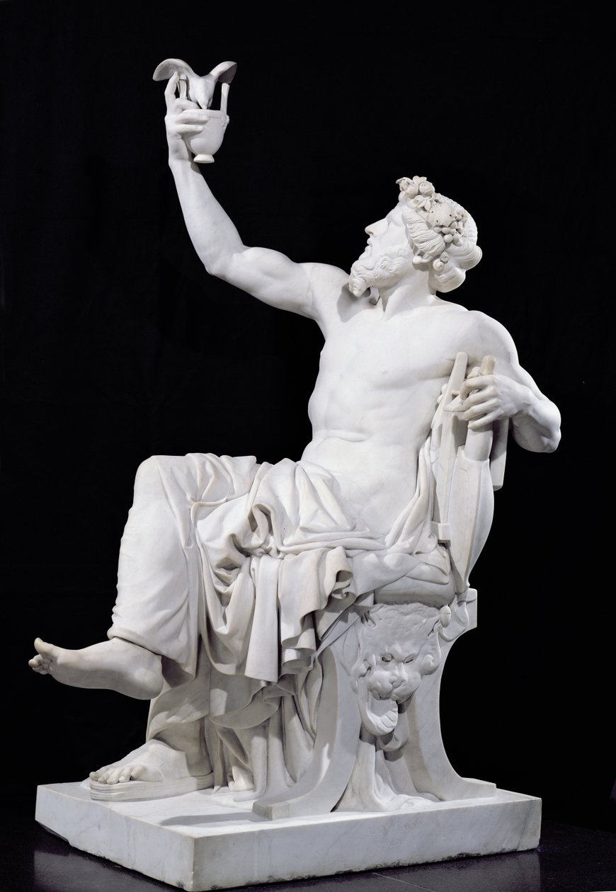 Anakreon, 1851 (marmori) tekijältä Eugene Guillaume