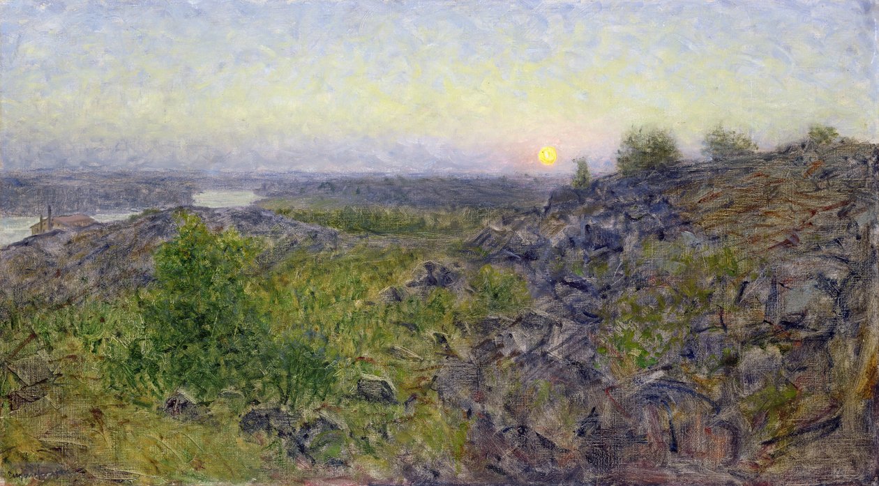Ilta Tantobergenissä, 1893 tekijältä Eugène Jansson