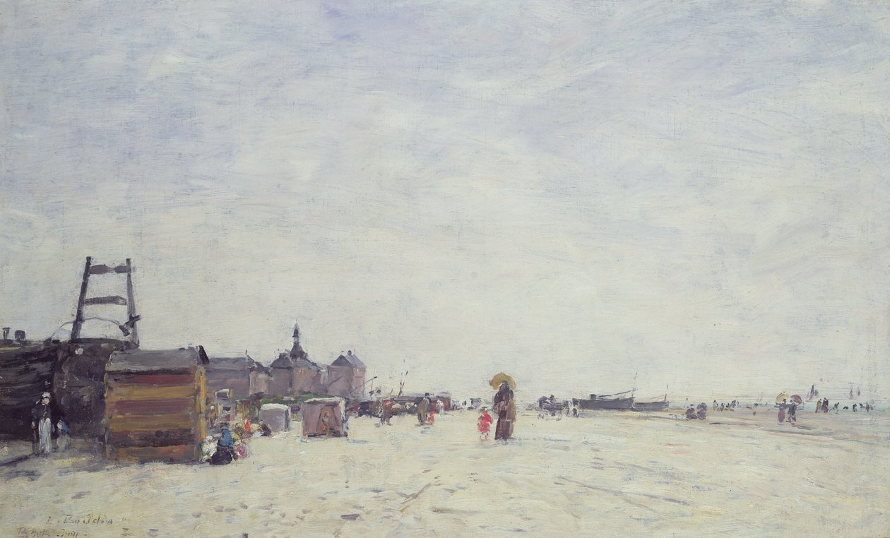Berck-Plage, 1890 tekijältä Eugene Louis Boudin
