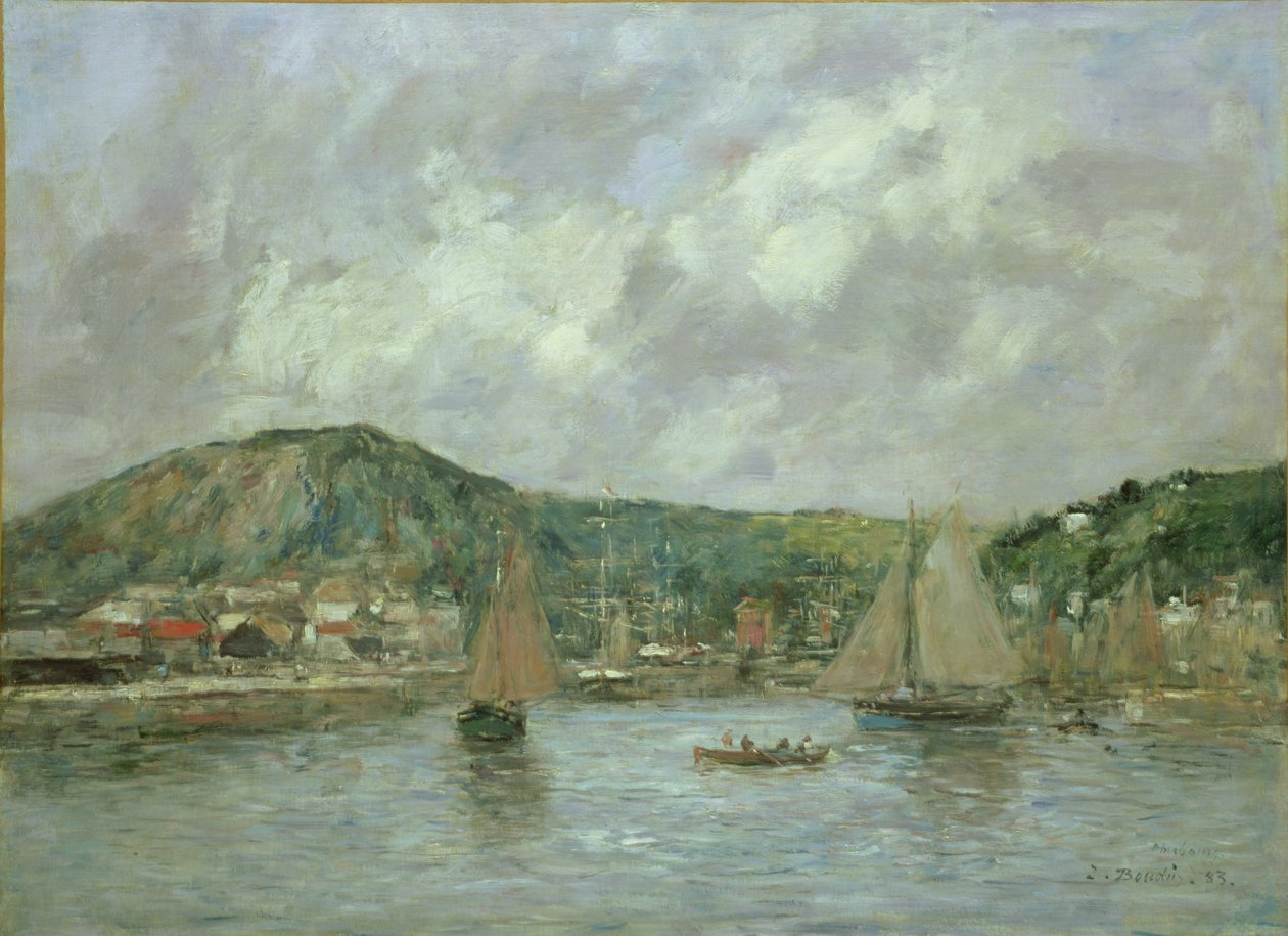 Cherbourg, 1883 tekijältä Eugene Louis Boudin
