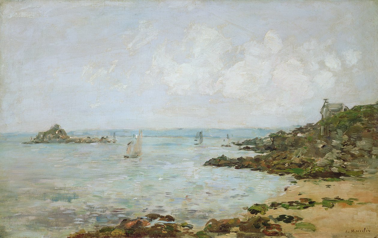 Douarnenezin lahti ja Ile Tristan tekijältä Eugene Louis Boudin
