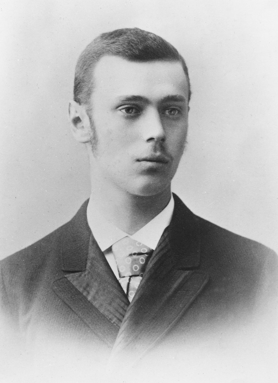 Venäjän suurruhtinas George Aleksandrovich, noin 1890 tekijältä Eugene Pirou