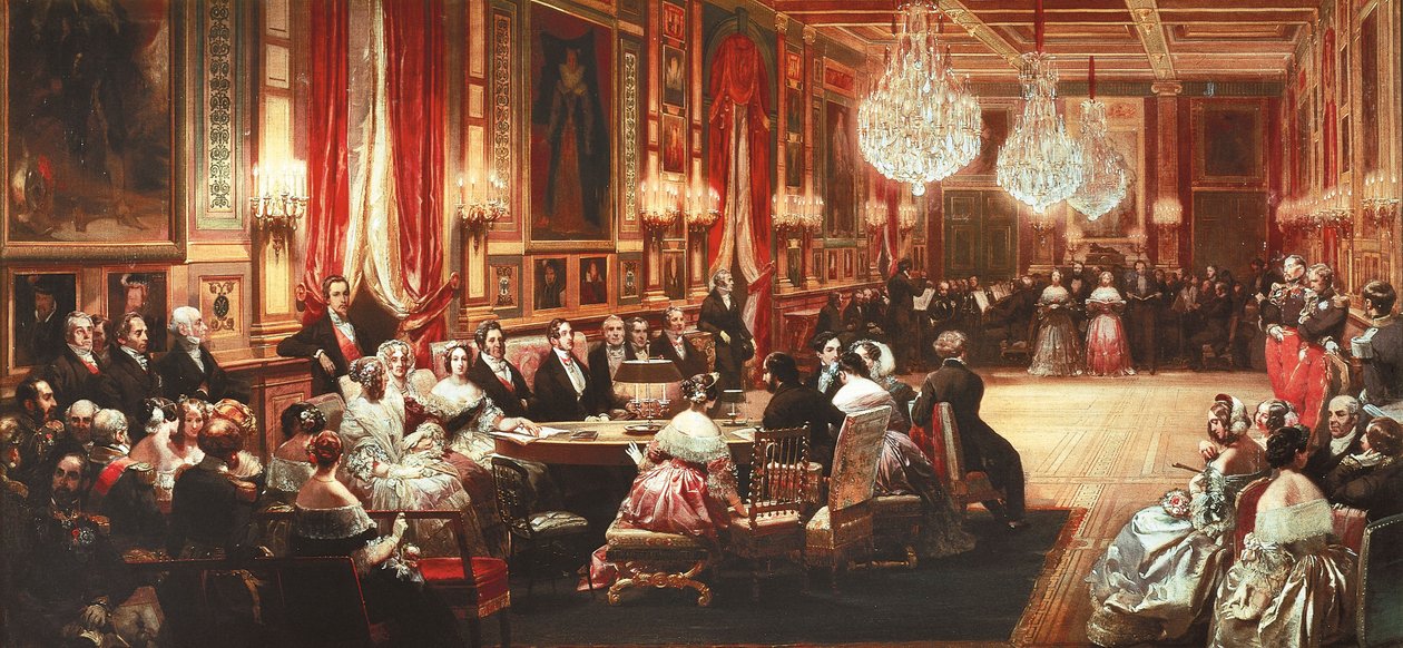Ranska, Versailles, Konsertti Yhdistyneen kuningaskunnan kuningatar Victorian kunniaksi Chateau d