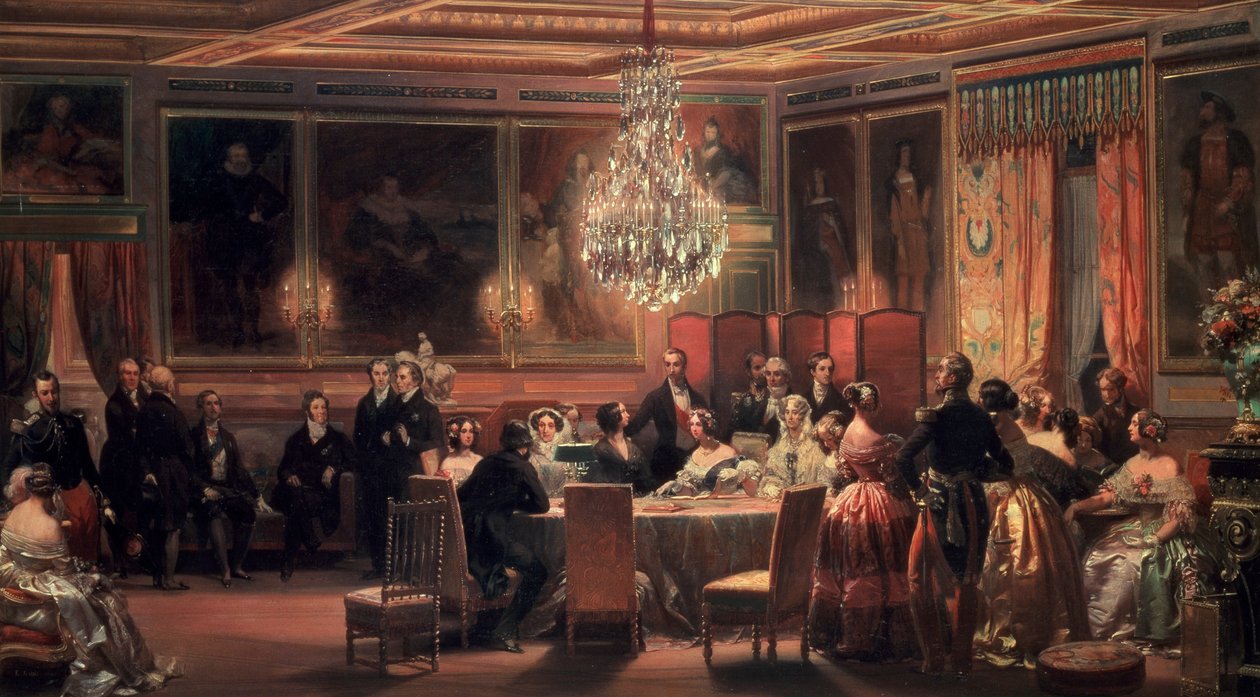 Vastaanotto kuningatar Victorian kunniaksi Chateau d