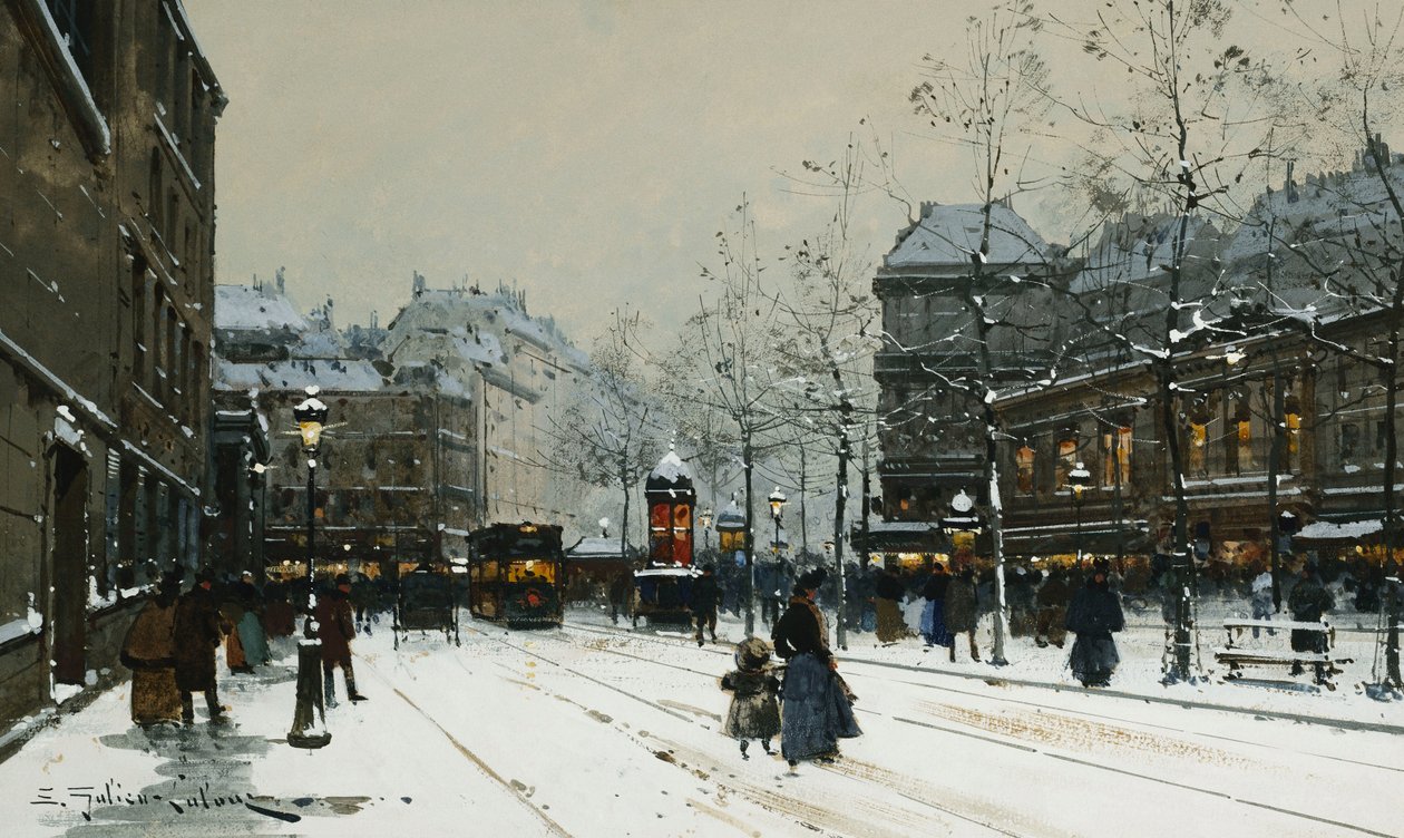 Gare du Nord, Pariisi tekijältä Eugene Galien Laloue