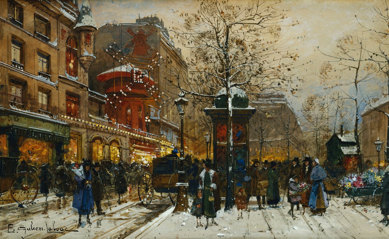 Moulin Rouge, Pariisi tekijältä Eugene Galien Laloue
