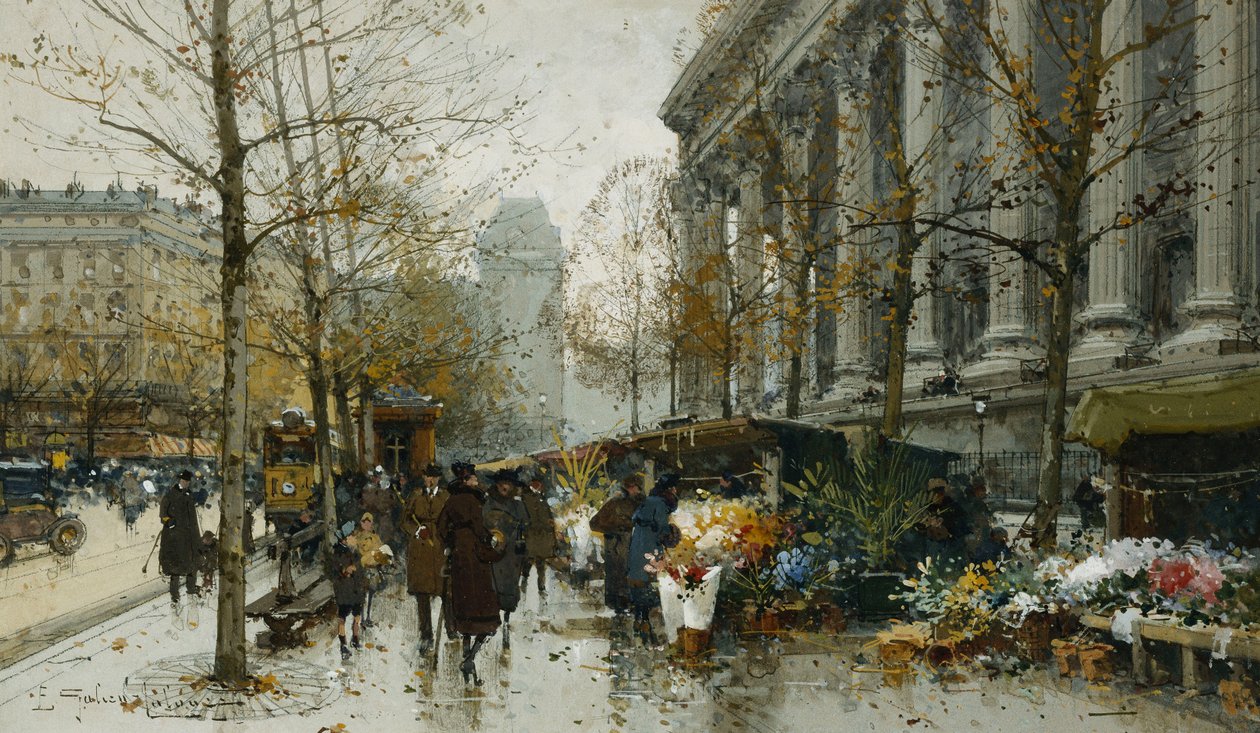 Madeleine, Pariisi tekijältä Eugene Galien Laloue
